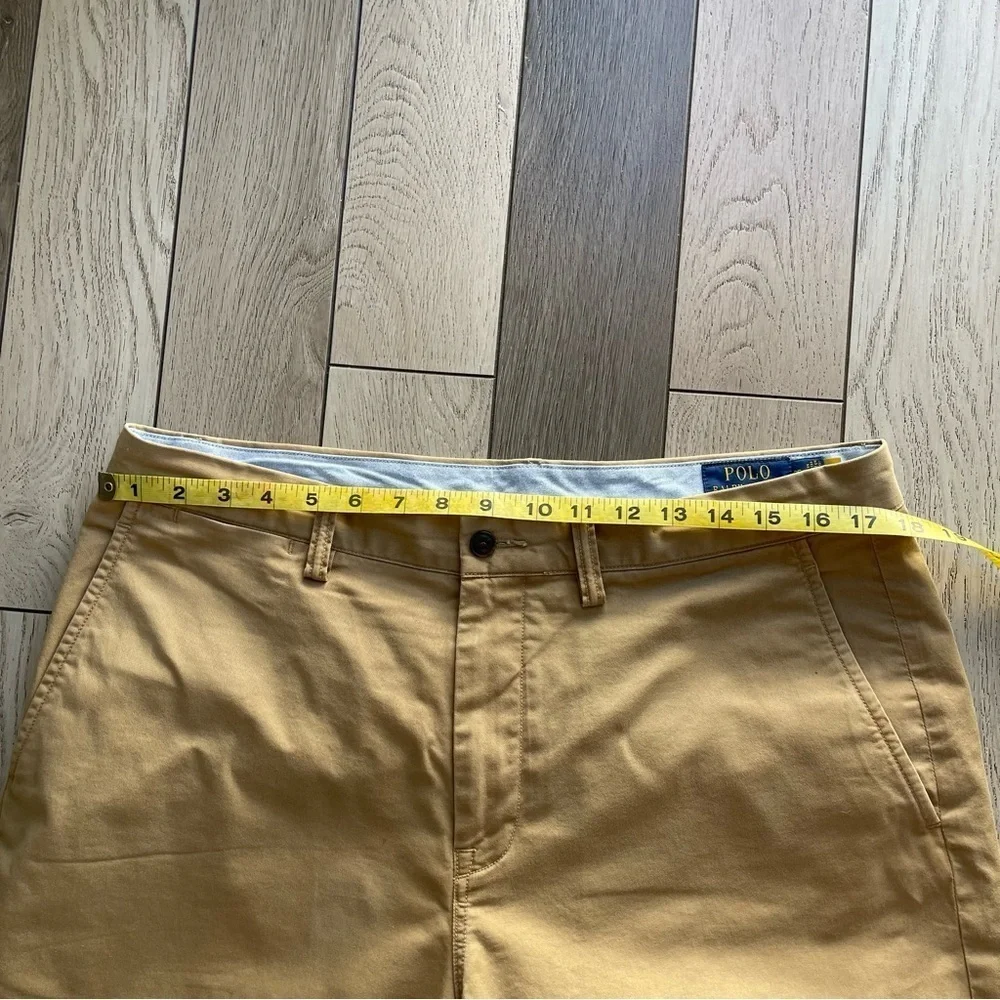 Ralph Lauren Men's Khaki Flat Front Shorts